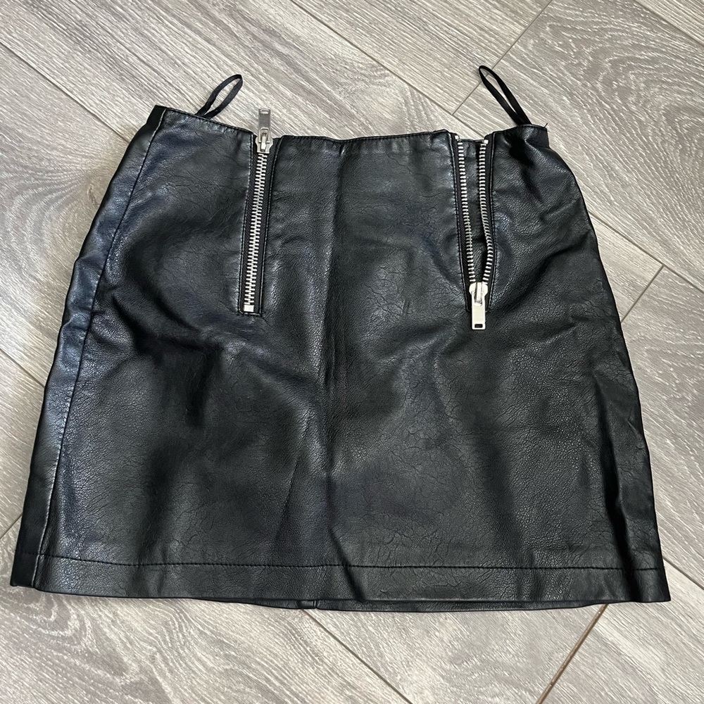 Pleather shirt